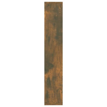 vidaXL Ραφιέρα Τοίχου Καπνιστή Δρυς 36x16x90cm Επεξεργασμένο Ξύλο 1 τεμ.