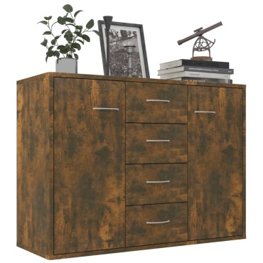 vidaXL Ντουλάπι Καπνιστή Δρυς 88x30x65cm από Επεξεργασμένο Ξύλο 1 τεμ.