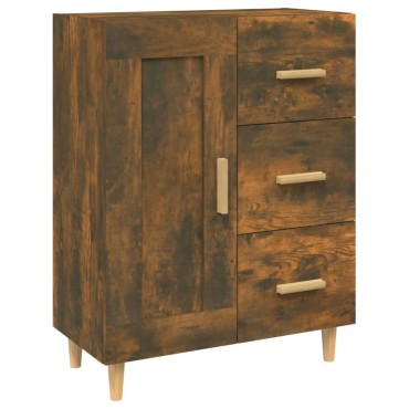 vidaXL Ντουλάπι Καπνιστή Δρυς 69,5x34x90cm Επεξεργασμένο Ξύλο 1 τεμ.