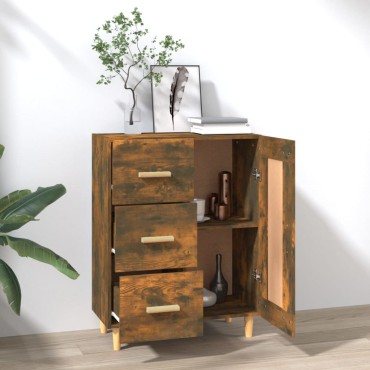 vidaXL Ντουλάπι Καπνιστή Δρυς 69,5x34x90cm Επεξεργασμένο Ξύλο 1 τεμ.