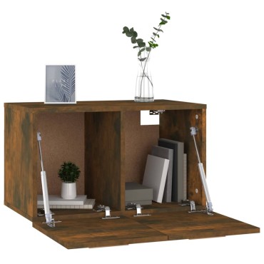 vidaXL Ντουλάπι Τοίχου Καπνιστή Δρυς 60x36,5x35cm Επεξεργασμένο Ξύλο 1 τεμ.