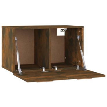 vidaXL Ντουλάπι Τοίχου Καπνιστή Δρυς 60x36,5x35cm Επεξεργασμένο Ξύλο 1 τεμ.