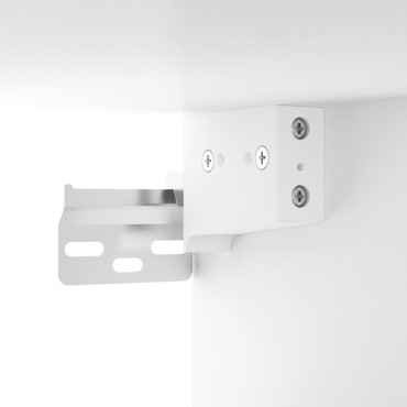 vidaXL Ντουλάπι Διαδρόμου Λευκό 97,5x37x99cm Επεξεργ. Ξύλο 1 τεμ.
