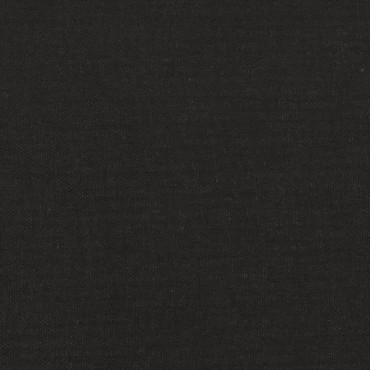 vidaXL Υποπόδιο Μαύρο 45x29,5x35cm Ύφασμα & Συνθετικό Δέρμα 1 τεμ.