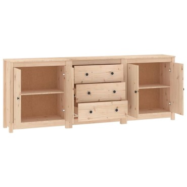 vidaXL Συρταριέρα 210x35x80cm από Μασίφ Ξύλο Πεύκου 1 τεμ.