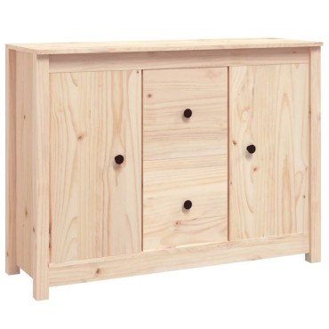 vidaXL Ντουλάπι 100x35x74cm από Μασίφ Ξύλο Πεύκου 1 τεμ.