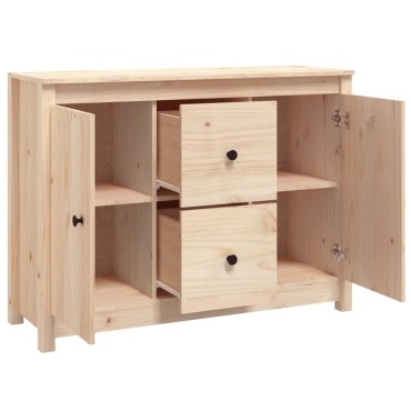 vidaXL Ντουλάπι 100x35x74cm από Μασίφ Ξύλο Πεύκου 1 τεμ.