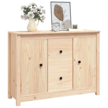 vidaXL Ντουλάπι 100x35x74cm από Μασίφ Ξύλο Πεύκου 1 τεμ.