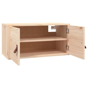 vidaXL Ντουλάπι Τοίχου 60x30x30cm από Μασίφ Ξύλο Πεύκου 1 τεμ.