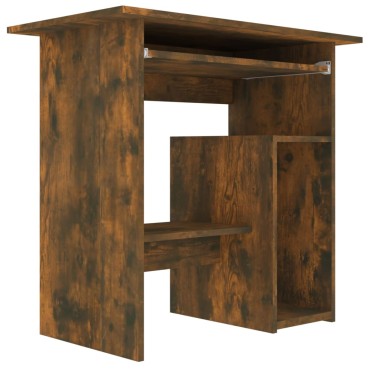 vidaXL Γραφείο Καπνιστή Δρυς 80x45x74cm από Επεξεργασμένο Ξύλο 1 τεμ.