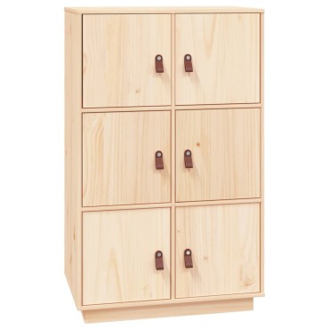 vidaXL Ντουλάπι 67x40x108,5cm από Μασίφ Ξύλο Πεύκου 1 τεμ.