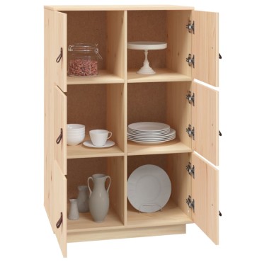 vidaXL Ντουλάπι 67x40x108,5cm από Μασίφ Ξύλο Πεύκου 1 τεμ.