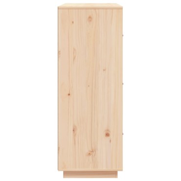 vidaXL Ντουλάπι 67x40x108,5cm από Μασίφ Ξύλο Πεύκου 1 τεμ.