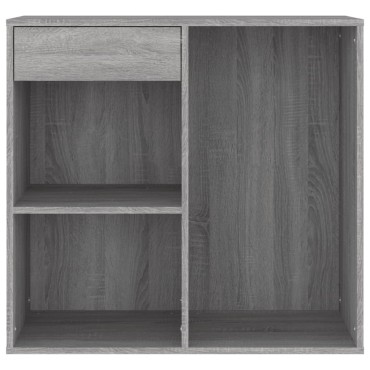 vidaXL Ντουλάπι Καλλυντικών Γκρι Sonoma 80x40x75cm από Επεξεργ. ξύλο 1 τεμ.