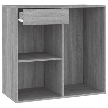 vidaXL Ντουλάπι Καλλυντικών Γκρι Sonoma 80x40x75cm από Επεξεργ. ξύλο 1 τεμ.