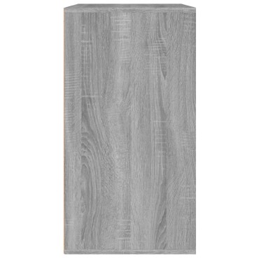 vidaXL Ντουλάπι Καλλυντικών Γκρι Sonoma 80x40x75cm από Επεξεργ. ξύλο 1 τεμ.