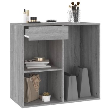 vidaXL Ντουλάπι Καλλυντικών Γκρι Sonoma 80x40x75cm από Επεξεργ. ξύλο 1 τεμ.