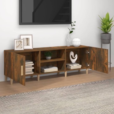 vidaXL Έπιπλο Τηλεόρασης Καπνιστή Δρυς 150x30x50cm Επεξ. Ξύλο