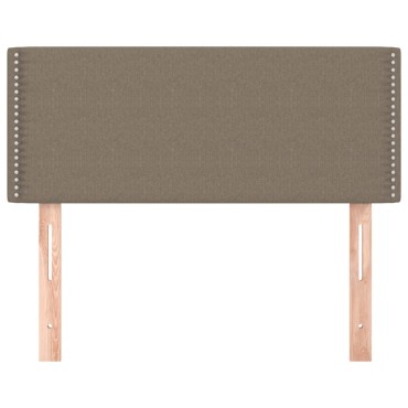 vidaXL Κεφαλάρι Κρεβατιού Taupe 90x5x78/88cm Υφασμάτινο 1 τεμ.