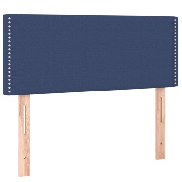 vidaXL Κεφαλάρι Κρεβατιού Μπλε 100x5x78/88cm Υφασμάτινο 1 τεμ.