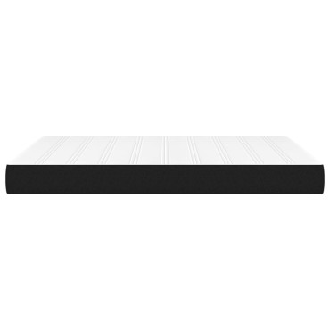 vidaXL Στρώμα με Pocket Springs Μαύρο 140x200x20cm Υφασμάτινο 1 τεμ. - Διπλό