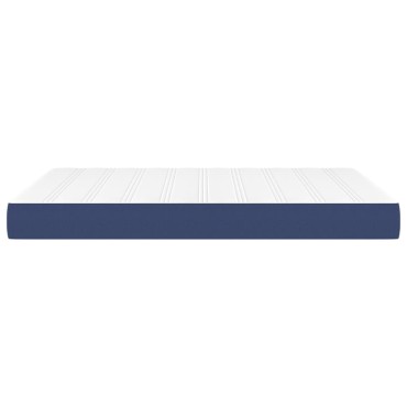 vidaXL Στρώμα με Pocket Springs Μπλε 140x200x20cm Υφασμάτινο 1 τεμ. - Διπλό
