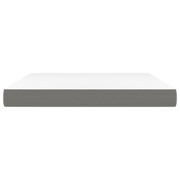 vidaXL Στρώμα με Pocket Springs Σκούρο Γκρι 180x200x20cm Υφασμάτινο 1 τεμ. - Διπλό