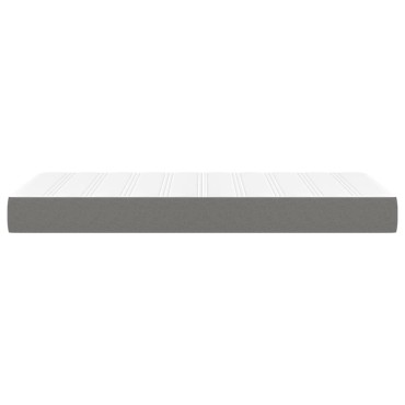 vidaXL Στρώμα με Pocket Springs Σκούρο Γκρι 80x200x20cm Υφασμάτινο 1 τεμ. - Μονό