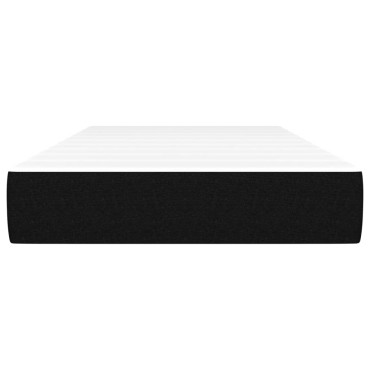 vidaXL Στρώμα με Pocket Springs Μαύρο 90x190x20cm Υφασμάτινο 1 τεμ. - Μονό