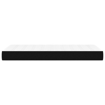 vidaXL Στρώμα με Pocket Springs Μαύρο 90x190x20cm Υφασμάτινο 1 τεμ. - Μονό