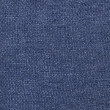 vidaXL Στρώμα με Pocket Springs Μπλε 90x200x20cm Υφασμάτινο 1 τεμ. - Μονό