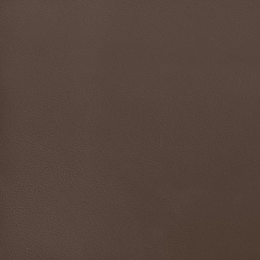 vidaXL Στρώμα με Pocket Springs Καφέ 100x200x20cm Συνθετικό Δέρμα 1 τεμ. - Μονό