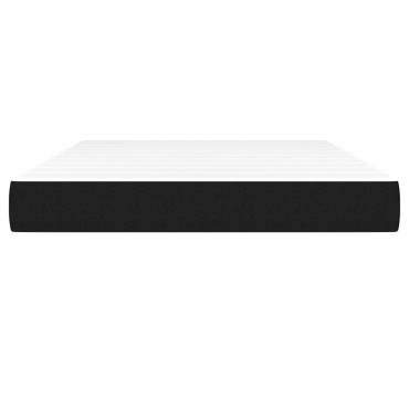 vidaXL Στρώμα με Pocket Springs Μαύρο 140x190x20cm Υφασμάτινο 1 τεμ. - Διπλό