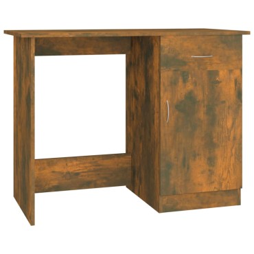 vidaXL Γραφείο Καπνιστή Δρυς 100x50x76cm από Επεξεργασμένο Ξύλο 1 τεμ.