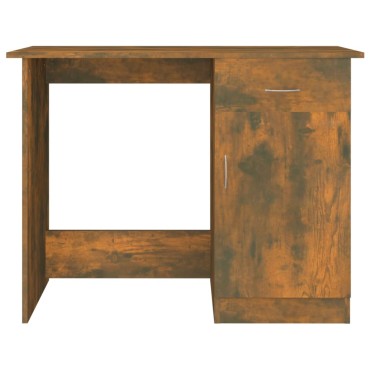 vidaXL Γραφείο Καπνιστή Δρυς 100x50x76cm από Επεξεργασμένο Ξύλο 1 τεμ.