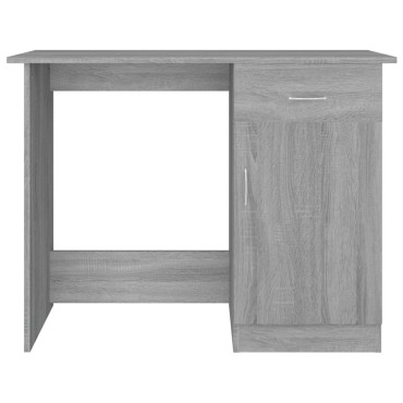 vidaXL Γραφείο Γκρι Sonoma 100x50x76cm από Επεξεργασμένο Ξύλο 1 τεμ.