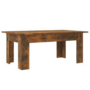 vidaXL Τραπεζάκι Σαλονιού Καπνιστή Δρυς 100x60x42cm Επεξεργασμ. Ξύλο 1 τεμ.