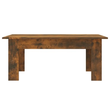 vidaXL Τραπεζάκι Σαλονιού Καπνιστή Δρυς 100x60x42cm Επεξεργασμ. Ξύλο 1 τεμ.