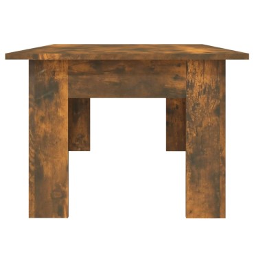 vidaXL Τραπεζάκι Σαλονιού Καπνιστή Δρυς 100x60x42cm Επεξεργασμ. Ξύλο 1 τεμ.