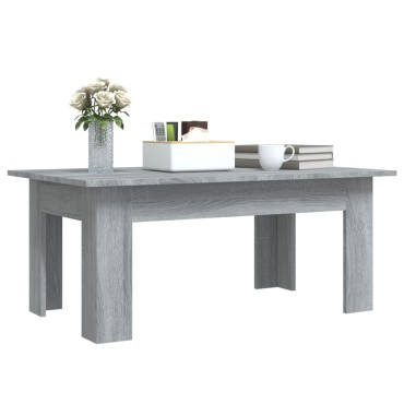 vidaXL Τραπεζάκι Σαλονιού Γκρι Sonoma 100x60x42cm Επεξεργασμένο Ξύλο 1 τεμ.