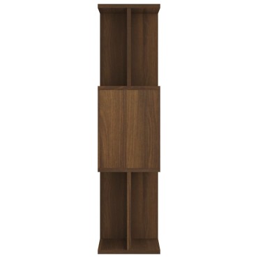 vidaXL Βιβλιοθήκη/Διαχωρ. Χώρου Καφέ Δρυς 80x24x96cm Επεξεργ. Ξύλο 1 τεμ.
