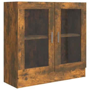 vidaXL Βιτρίνα Καπνιστή Δρυς 82,5x30,5x80cm από Επεξεργασμένο Ξύλο 1 τεμ.