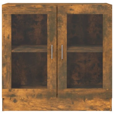 vidaXL Βιτρίνα Καπνιστή Δρυς 82,5x30,5x80cm από Επεξεργασμένο Ξύλο 1 τεμ.