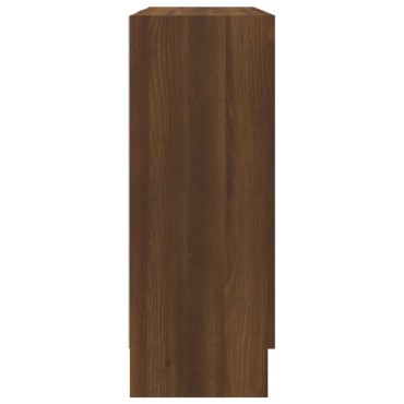 vidaXL Βιτρίνα Καφέ Δρυς 82,5x30,5x80cm από Επεξεργασμένο Ξύλο 1 τεμ.