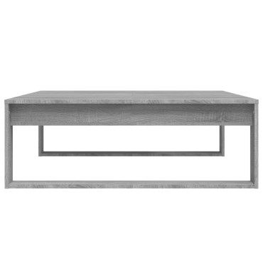vidaXL Τραπεζάκι Σαλονιού Γκρι Sonoma 100x100x35cm Επεξεργασμένο Ξύλο 1 τεμ.
