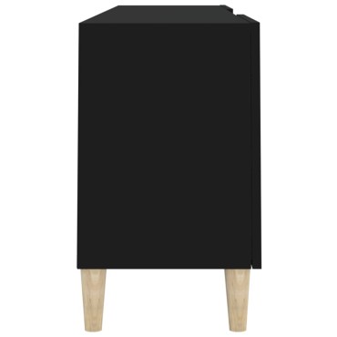 vidaXL Έπιπλο Τηλεόρασης Μαύρο 150x30x50cm Επεξεργασμένο Ξύλο