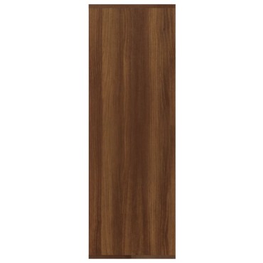 vidaXL Παπουτσοθήκη Καφέ Δρυς 54x34x100,5cm από Επεξεργασμένο Ξύλο