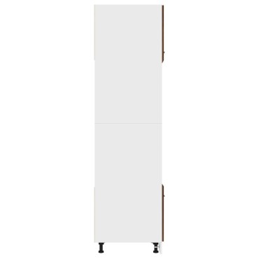 vidaXL Ντουλάπι Φ. Μικροκιμάτων Lyon Καφέ Δρυς 60x57x207cm Επεξ. Ξύλο 1 τεμ.
