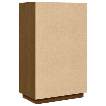 vidaXL Ντουλάπι Ψηλό Καφέ Μέλι 67x40x108,5cm από Μασίφ Ξύλο Πεύκου 1 τεμ.