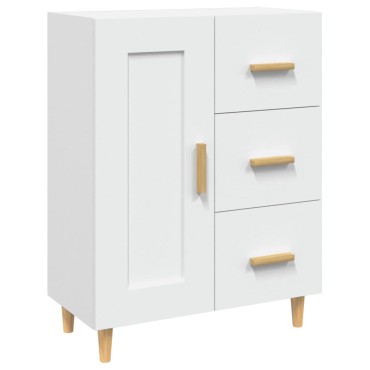 vidaXL Ντουλάπι Λευκό 69,5x34x90cm από Επεξεργασμένο Ξύλο 1 τεμ.